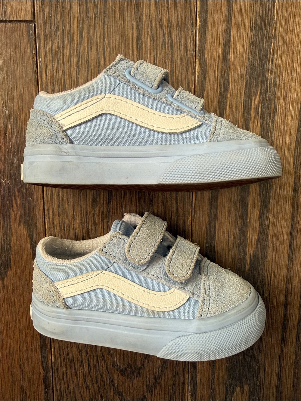 VANS Toddler Kids Light Blue Sneakers